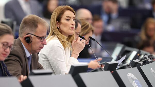 Avrupa Parlamentosu (AP) Başkanı Roberta Metsola - Sputnik Türkiye