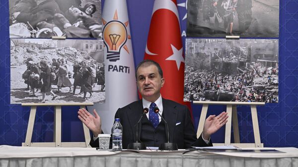 AK Parti Genel Başkan Yardımcısı ve Parti Sözcüsü Ömer Çelik - Sputnik Türkiye
