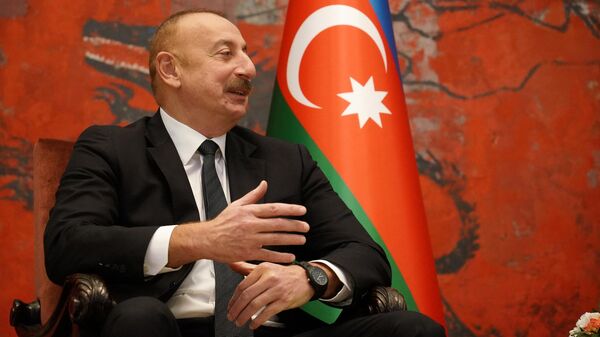 Azerbaycan Cumhurbaşkanı İlham Aliyev - Sputnik Türkiye