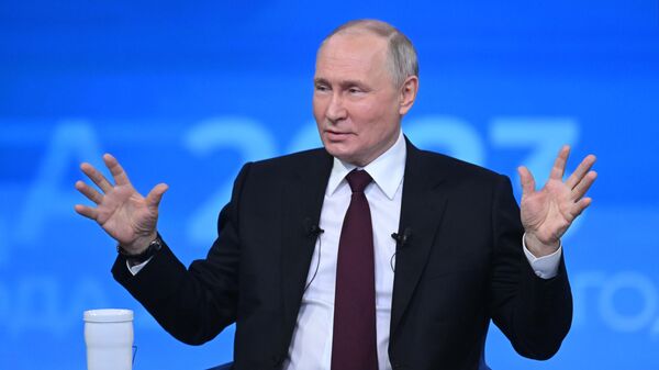 Rusya Devlet Başkanı Vladimir Putin - Yılın Özeti - Sputnik Türkiye