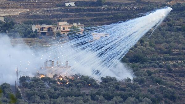 İsrail Lübnan sınır hava saldırı - Sputnik Türkiye