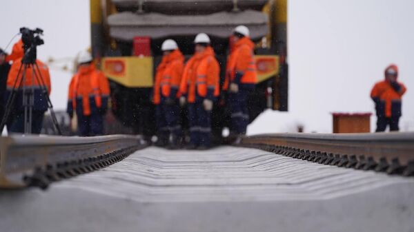 Kazakistan demir yolu inşaatı Çin - Sputnik Türkiye