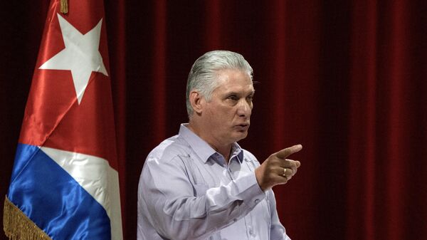 Küba Devlet Başkanı Miguel Diaz-Canel - Sputnik Türkiye