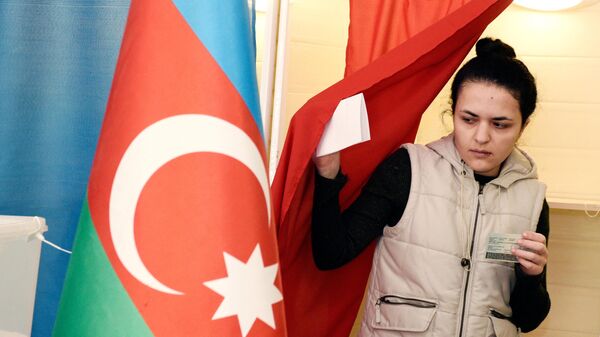 Azerbaycan seçim  - Sputnik Türkiye