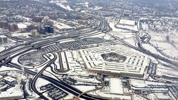 This January 6, 2015 aerial photo shows the Pentagon building in Washington, DC.  - Sputnik Türkiye