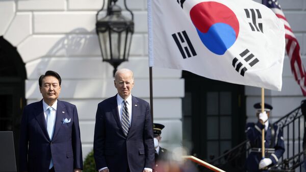 ABD Başkanı Biden Güney Kore - Sputnik Türkiye