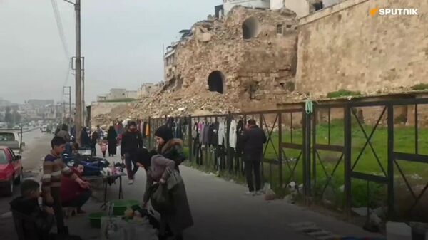 Halep sakinleri 6 Şubat depremini hatırlıyor: En korkunç 20 saniye - Sputnik Türkiye