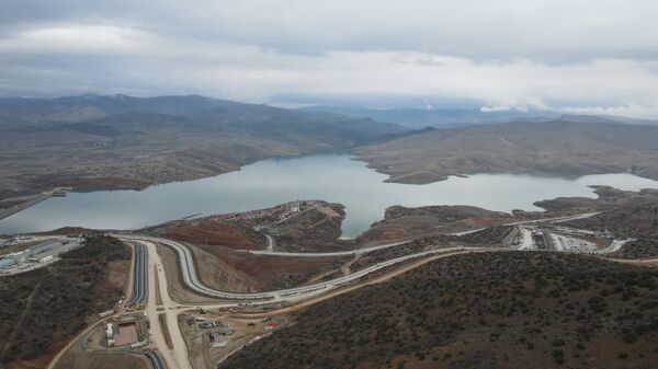 Erzincan'ın İliç ilçesinde toprak kaymasının meydana geldiği maden ocağı bölgesi  - Sputnik Türkiye