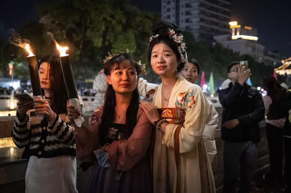 Meşale Festivali'nden bazı kareler (John Ricky - Anadolu Ajansı ) - Sputnik Türkiye