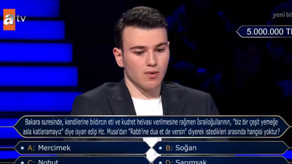 Berk Göktaş kimdir, Kim Milyoner Olmak İster son bölüm - Sputnik Türkiye