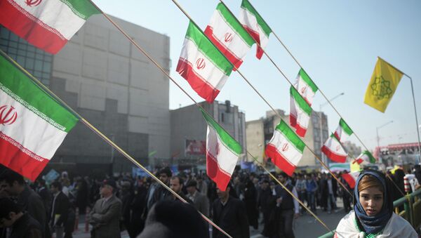 İran'da İslam devrimi yıldönümü kutlamaları - Sputnik Türkiye