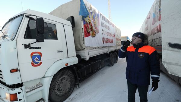 Rusya'dan Ukrayna'ya insani yardım konvoyu - Sputnik Türkiye