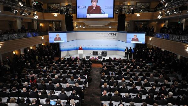 Almanya Başbakanı Angela Merkel 51. Münih Güvenlik Konferansı'nda konuşma yaptı. - Sputnik Türkiye