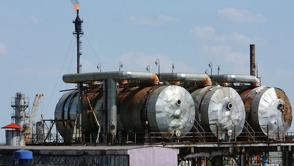 Orenburg'da doğalgaz tesisleri - Sputnik Türkiye