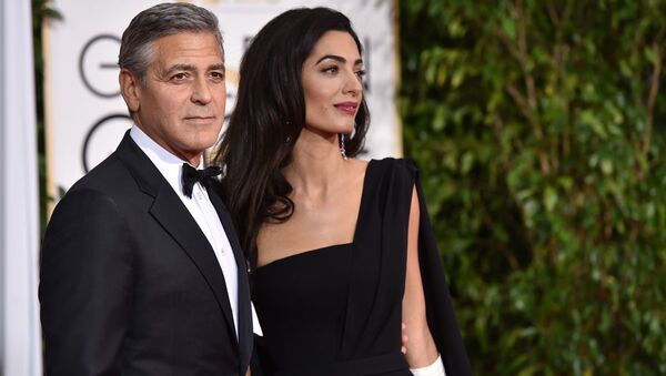 George Clooney ve Amal Alamuddin Clooney - Sputnik Türkiye
