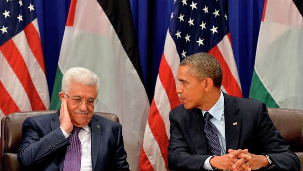 ABD Başkanı Barack Obama - Filistin lideri Mahmud Abbas - Sputnik Türkiye