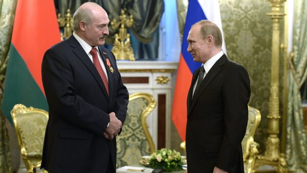 Putin ile Lukaşenko - Sputnik Türkiye