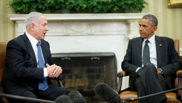 İsrail Başbakanı Benyamin Netanyahu- ABD Başkanı Barack Obama - Sputnik Türkiye