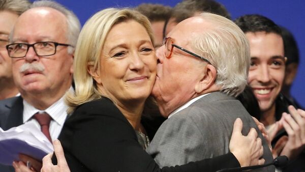 Marine Le Pen - Jean-Marie Le Pen - Sputnik Türkiye