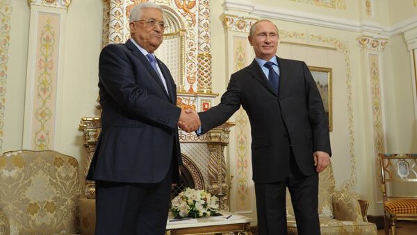 Vladimir Putin & Mahmud Abbas - Sputnik Türkiye