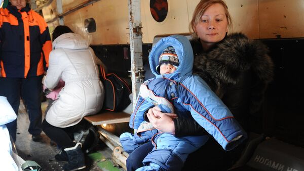 Ukraynalı sığınmacılar - Sputnik Türkiye