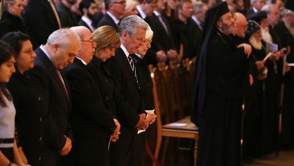 Gauck, 'soykırımı anma töreni'nde - Sputnik Türkiye