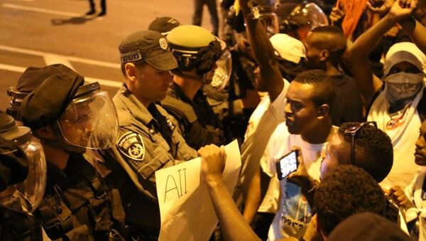 Etiyopya asıllı Yahudiler İsrail polisiyle çatıştı - Sputnik Türkiye