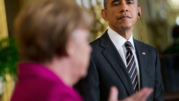 Angela Merkel & Barack Obama - Sputnik Türkiye