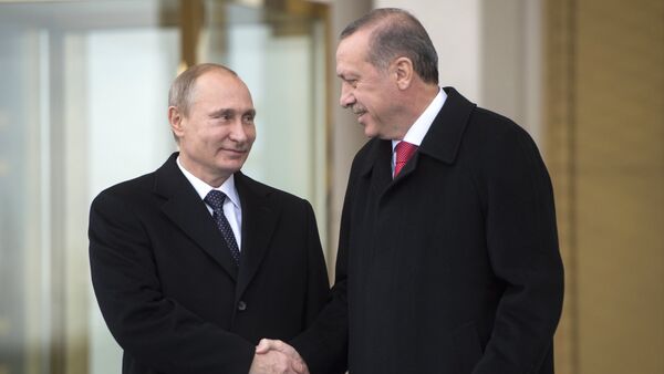 Vladimir Putin-Recep Tayyip Erdoğan - Sputnik Türkiye