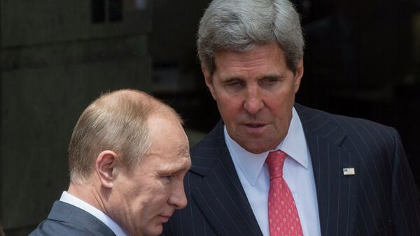 Vladimir Putin & John Kerry - Sputnik Türkiye