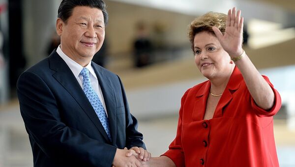 Şi Cinping & Dilma Rousseff - Sputnik Türkiye