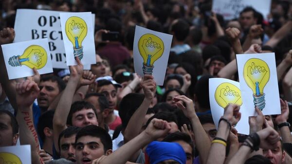 Ermenistan protesto - Sputnik Türkiye