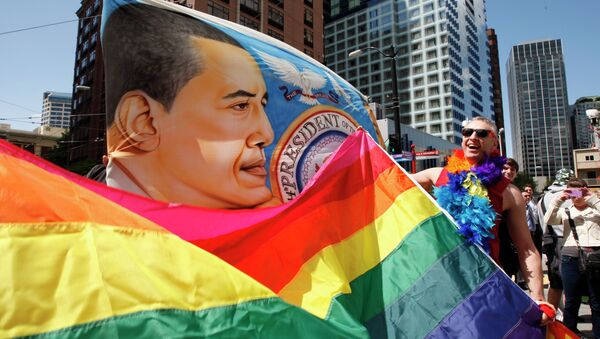 Seattle'da LGBT yürüyüşü - Sputnik Türkiye