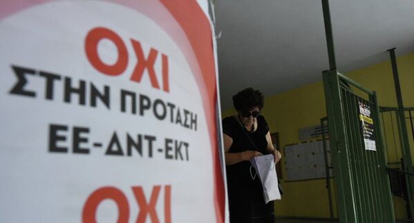 Yunanistan'da kritik referandum - Sputnik Türkiye