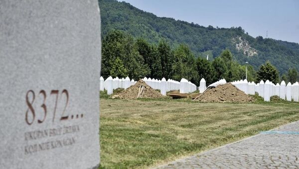 Srebrenitsa - Potoçari Anıt Mezarlığı - Sputnik Türkiye