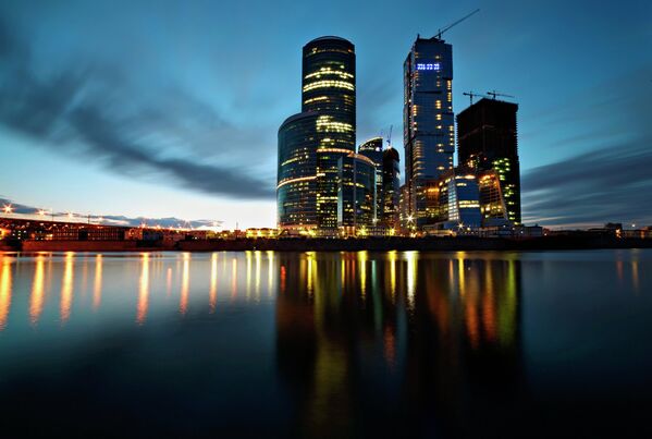 Moskova Uluslararası İş Merkezi manzarası - Sputnik Türkiye