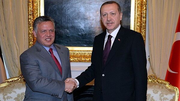 Cumhurbaşkanı Recep Tayyip Erdoğan, Ürdün Kralı Abdullah bin Hüseyin - Sputnik Türkiye
