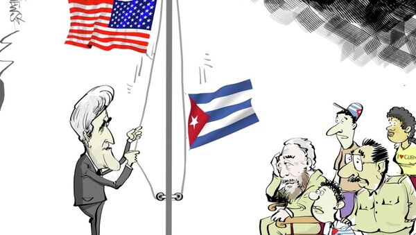 Kerry, Küba'da Raul ve Fidel Castro ile görüşmeyecek - Sputnik Türkiye