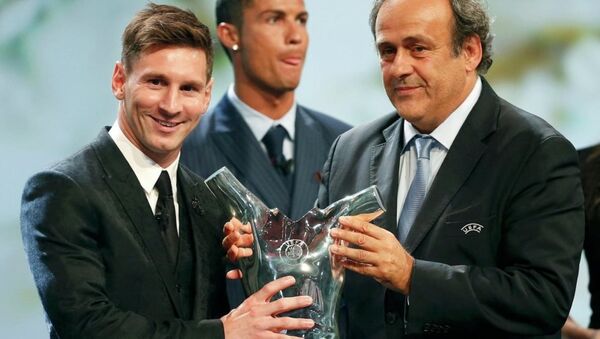 Messi, 2014-2015 sezonu UEFA Avrupa'da Yılın En İyi Futbolcusu ödülü - Sputnik Türkiye