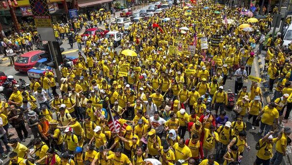 Malezya'da hükümet karşıtı gösteri - Sputnik Türkiye