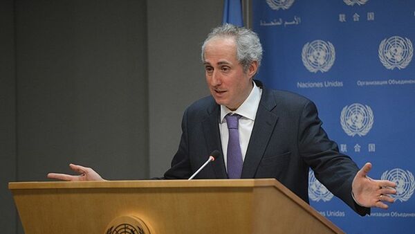 Birleşmiş Milletler Genel Sekreter Sözcüsü Dujarric, - Sputnik Türkiye