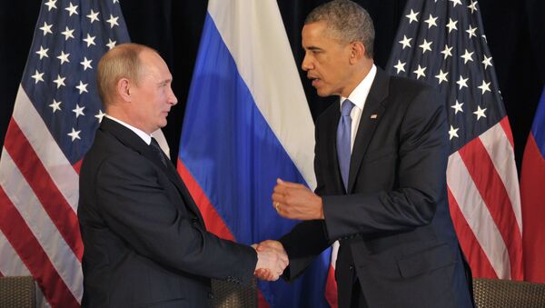 Vladimir Putin&Barack Obama - Sputnik Türkiye