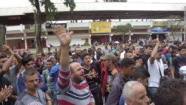 Suriyeli sığınmacılardan Edirne Valisi'ne protesto - Sputnik Türkiye