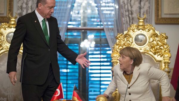 Angela Merkel - Recep Tayyip Erdoğan - Sputnik Türkiye