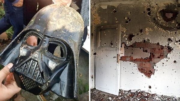 IŞİD'lilerin evinden Darth Vader maskeleri çıktı. - Sputnik Türkiye
