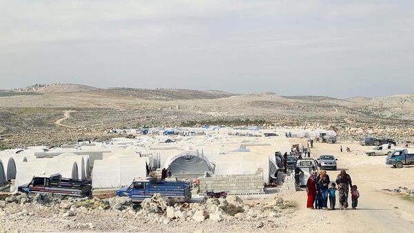 Suriye İdlib çadır kent - Sputnik Türkiye