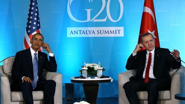 ABD Başkanı Barack Obama - Cumhurbaşkanı Recep Tayyip Erdoğan - Sputnik Türkiye