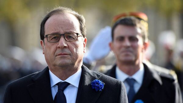 Fransa Cumhurbaşkanı François Hollande - Fransa Başbakanı Manuel Valls - Sputnik Türkiye