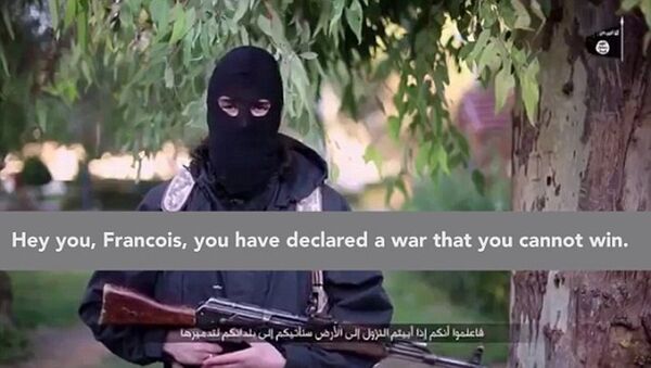 IŞİD Fransa lideri Hollande'ı yayınladığı videoyla tehdit etti - Sputnik Türkiye