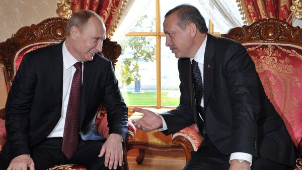Rusya Devlet Başkanı Vladimir Putin - Cumhurbaşkanı Recep Tayyip Erdoğan - Sputnik Türkiye